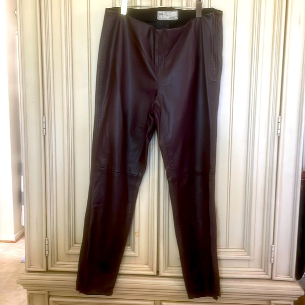 Free People pleather pants